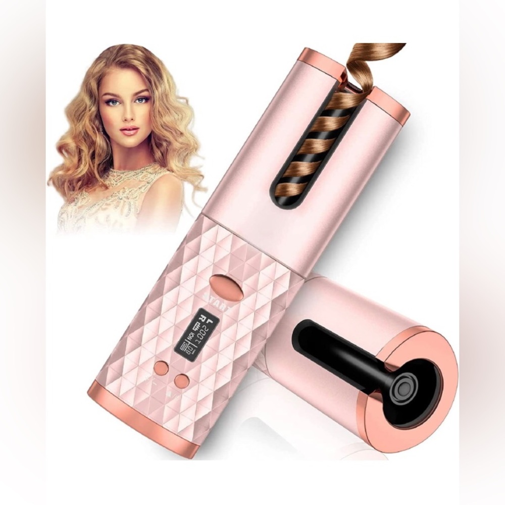 Automatic Curling Iron, Cordless Hair Curler